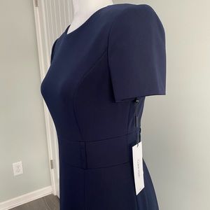 Women’s navy blue midi dress